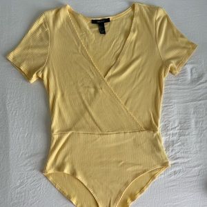 Women Yellow Bodysuit